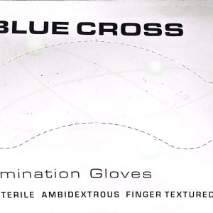Blue Cross Latex Examination Gloves