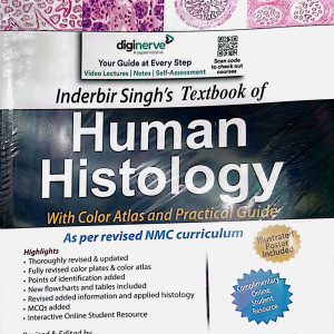 Inderbir Singh's Texthook of HUMAN HISTOLOGY With Color Atlas and Practical Guide