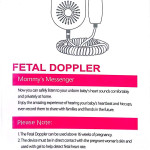 Fetal Doppler - To Listen Angel's Heartbeat