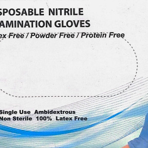 Disposable Nitrel Examination Gloves
