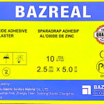 BAZREAL ZINC OXIDE ADHESIVE PLASTER