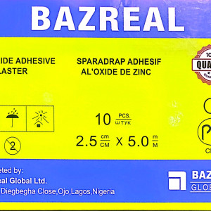 BAZREAL ZINC OXIDE ADHESIVE PLASTER