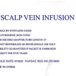 SCALP VEIN INFUSION SETS