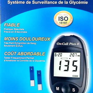 Blood Glucose Monitoring System On-Call Plus II
