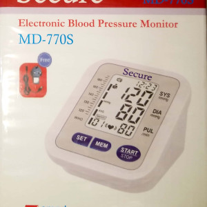 Electronic Blood Pressure Monitor - Secure